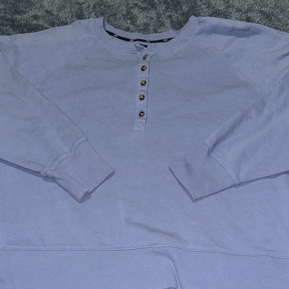 GAP Soft Blue Knit Top